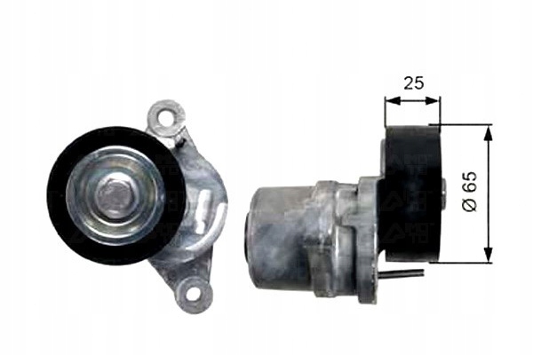 фото №2, Ролик натягувач ремінь клиновий gates 5751j6 16114