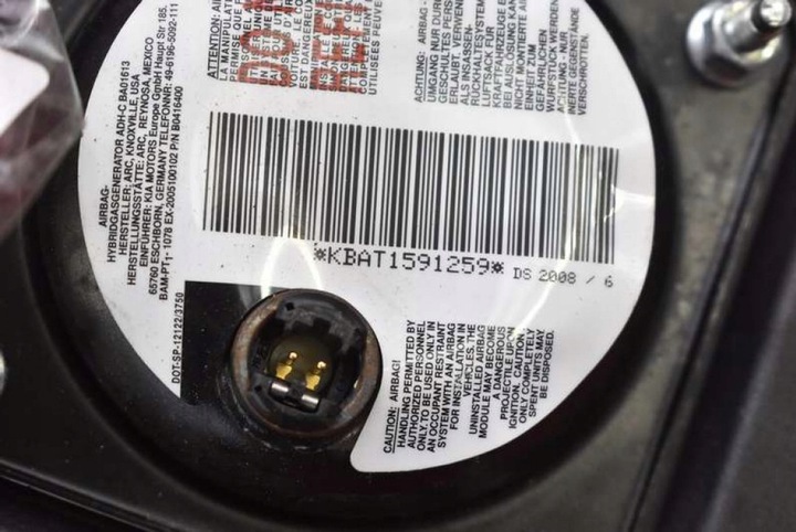 фото №8, Подушка безпеки повітряна подушка водія 1h56900010 kia ceed 1 i 07-10