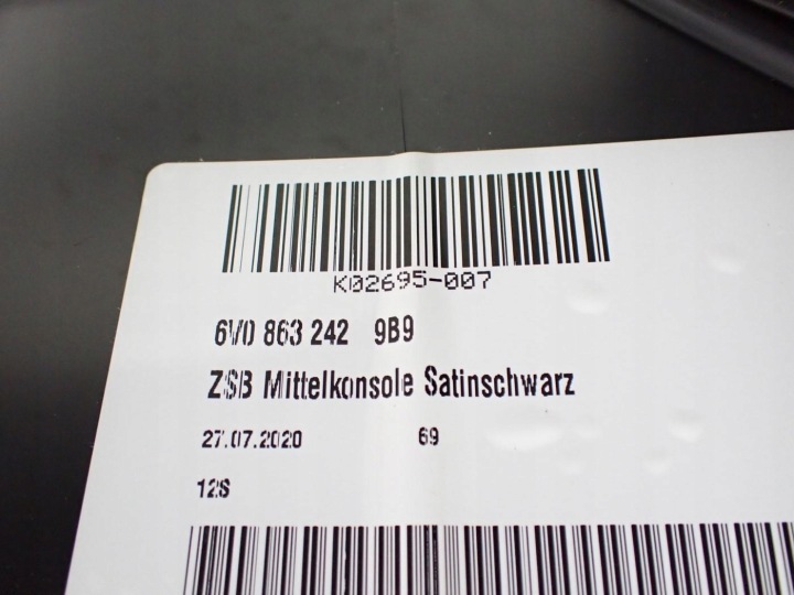фото №12, Туннель европа оригинал 6v0863242 6v0863243 skoda fabia iii 6v 20r
