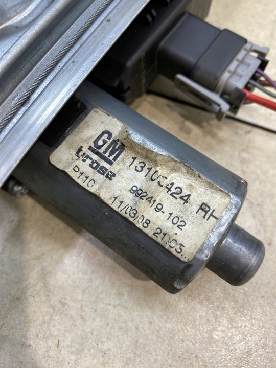 фото №8, Підйомник вікна праві зад astra h 13100424