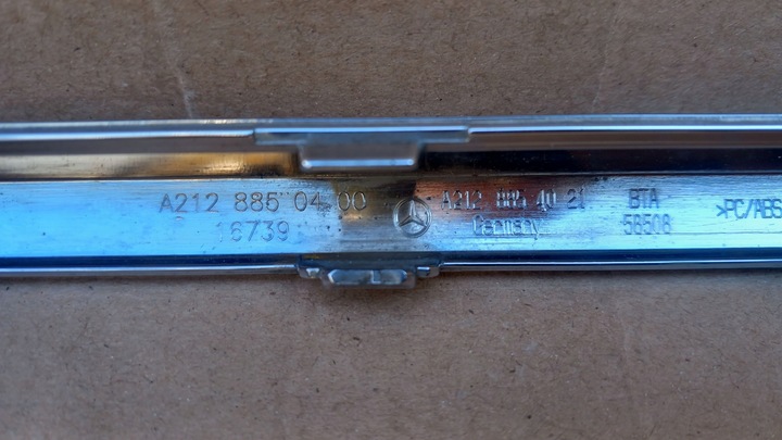 фото №13, Mercedes e w212 планка хром бампера зад bydgoszcz a2128850400