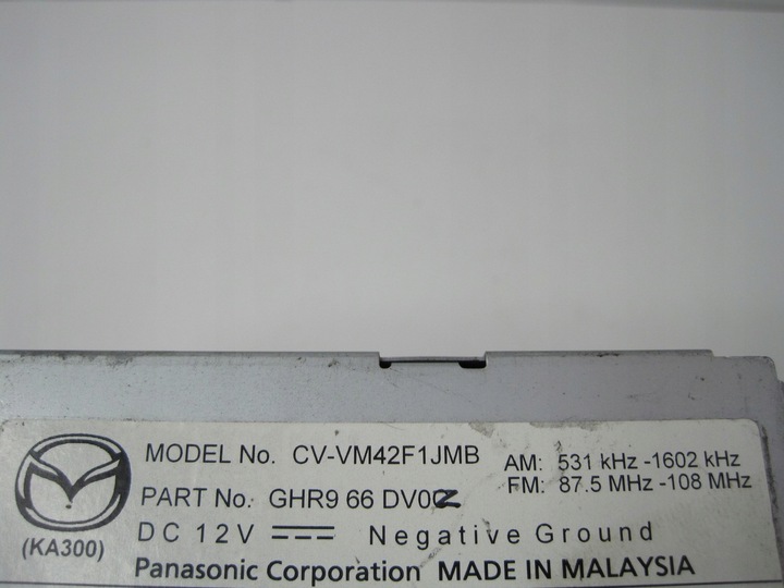 фото №9, Радіо навігація mazda 6 gj ghr966dv0c ghr966dv0z