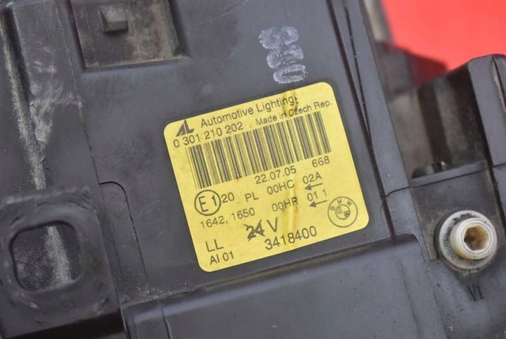 фото №6, Фара праві лампа перед eu 3418400 bmw x3 e83 03-06