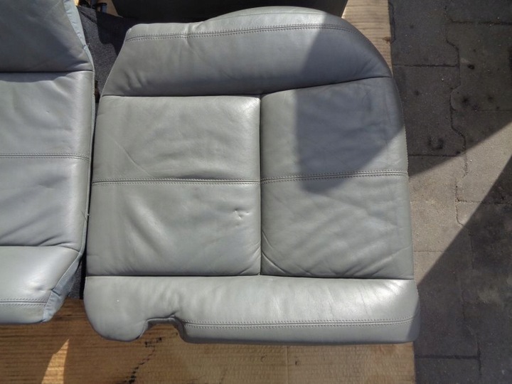 фото №10, Mercedes s w221 диван длинный серый кожа кожаный