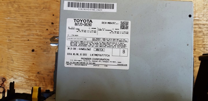 фото №3, Радио toyota sienna 11-20r рамка