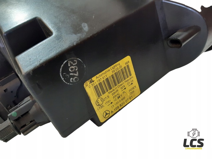 фото №6, Лампа левый перед mercedes w169 a-klasa uk a1698200761