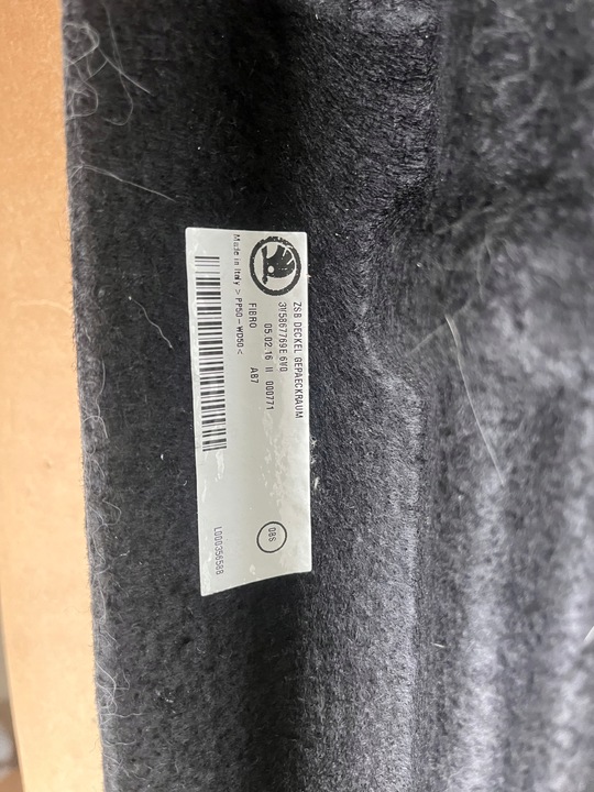 фото №5, Skoda octavia iii 3 13- liftback hb полка задняя багажника зад