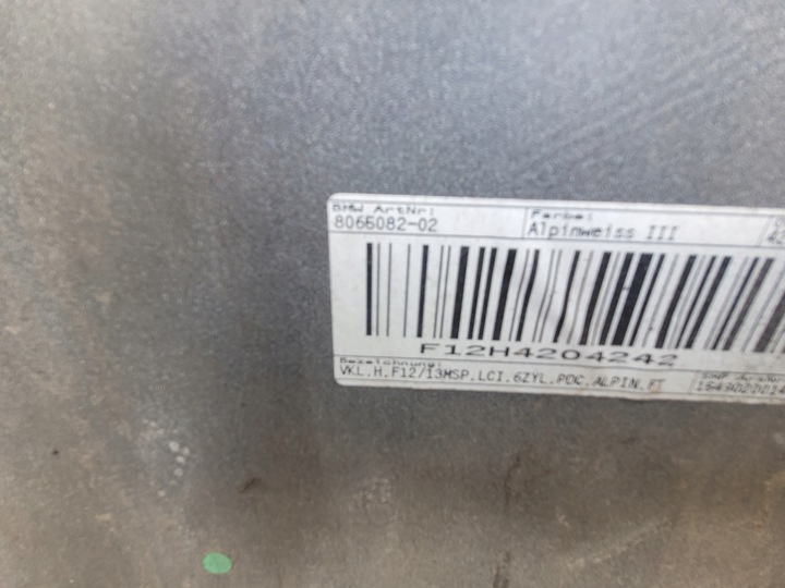 фото №9, Bmw f12 f13 6 купе рестайлінг бампер зад задній м-пакет a300 альпійський білий pdc