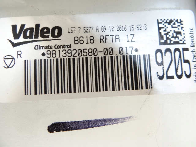 фото №9, Citroen c3 iii обігрівач 9813920580