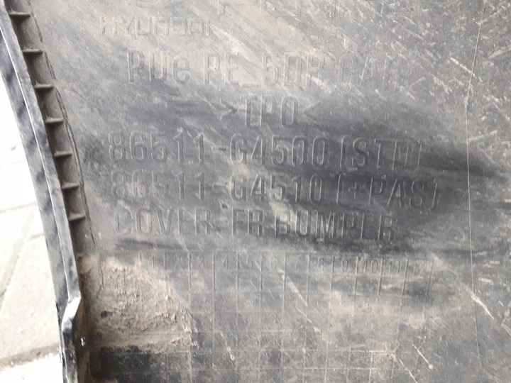 фото №15, Hyundai i30 3 iii рестайлинг 20- бампер перед переднее 86511-g4500