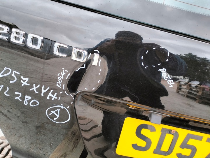 фото №6, Кришка скло зад mercedes ml w164 колір c197 роки 2005-2008