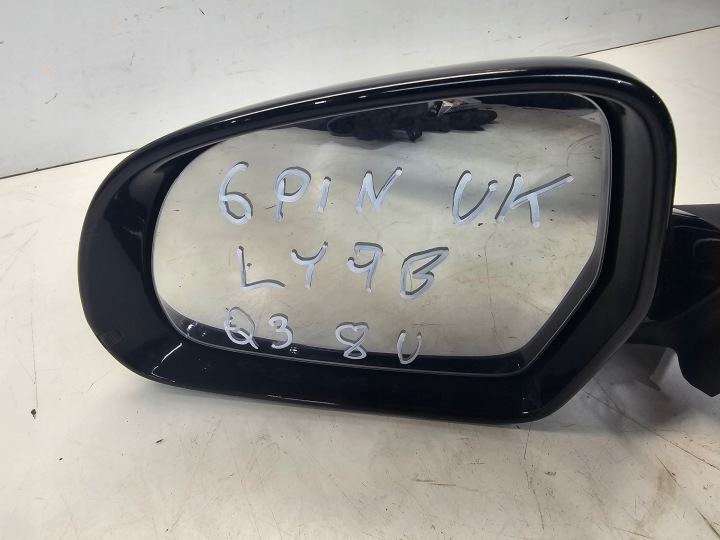 фото №10, Дзеркало зовнішні ліве audi q3 8u 6 pin ly9b uk