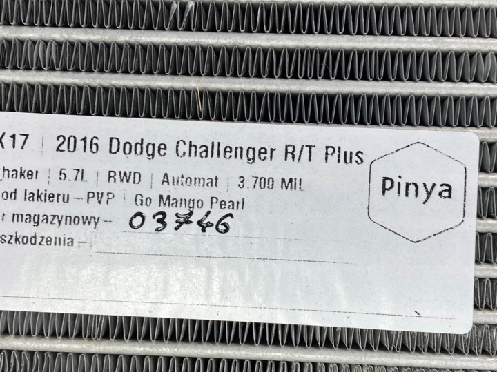 фото №12, Випарник кондиціонера радіатор клапан rozprężny dodge challenger 2015+ usa