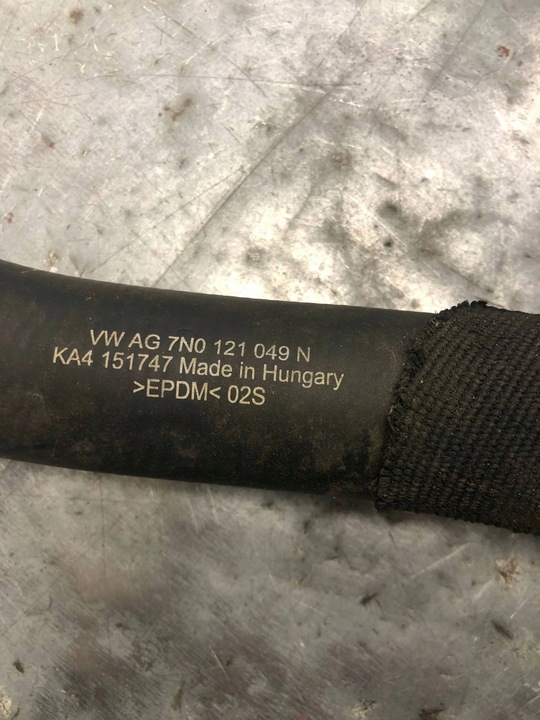 фото №8, Шланг труба воды vw sharan 7n0122051r 7n0121049n