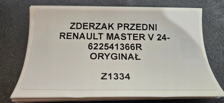 фото №12, Бампер передній renault master v 24- оригінал 622541366r
