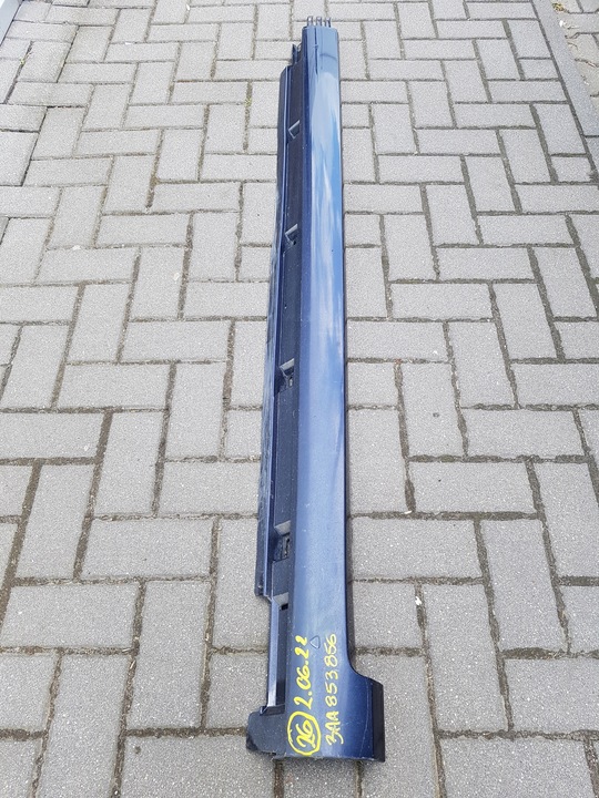 фото №1, Vw passat b7 права планка порогова поріг 3aa853856