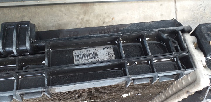 фото №6, Mercedes vito v-klasa комплект радиаторов вентилятор