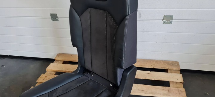 фото №10, Q7 4m ii сидіння задній 2 ряд rzędu праві шкіряний алькантара s-line