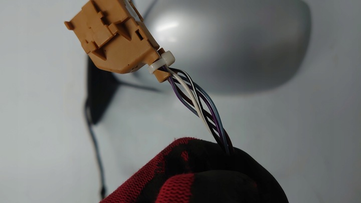 фото №8, Дзеркало ліві vw touareg i 7l 6 pin європа la7w