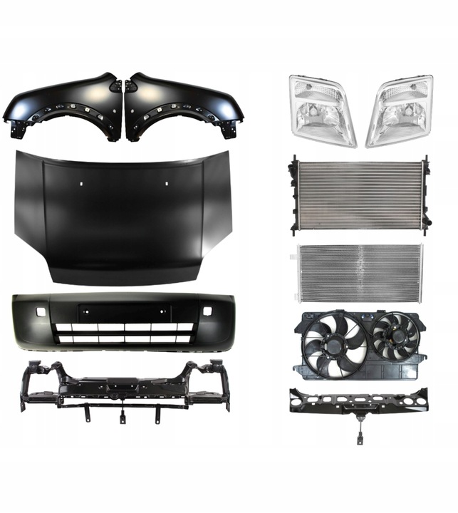 фото №1, Ford transit tourneo connect 06-09 капот крыло