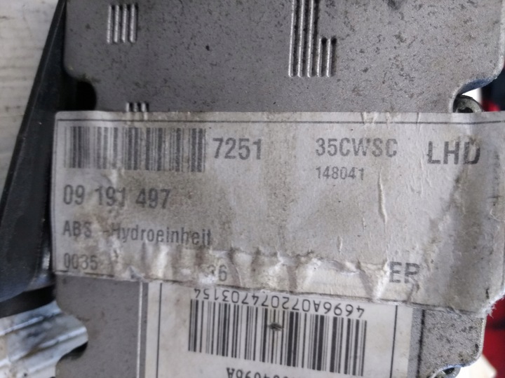 фото №3, Насос abs opel 13663901