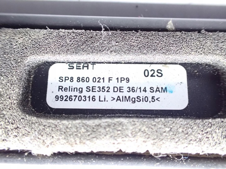фото №9, Рейлинги крышные комплект оригинал sp8860021f sp8860022f seat altea xl 14r