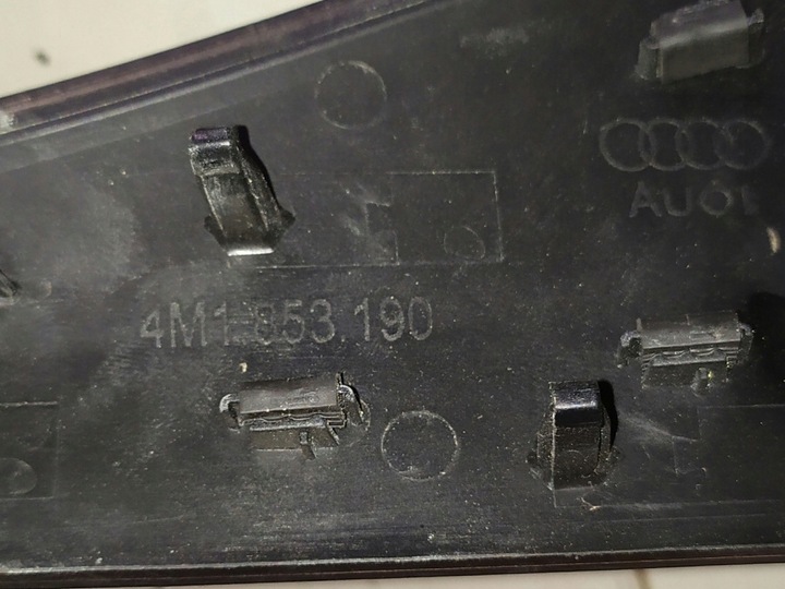 фото №12, Планки декоративні консолі audi q7 sq7 4m0 4m0867419 20 10 09