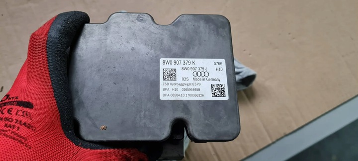фото №12, A5 8w насос тормозная abs блок управления 5q0919237 8w0907379j a4 b9 8w