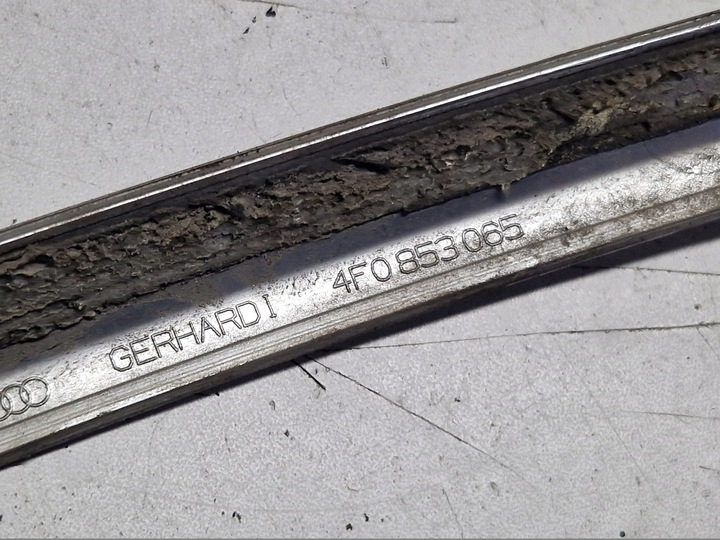 фото №6, Audi a6 c6 a6c6 планка бампера перед левая хром 4f0853065