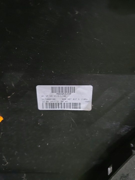 фото №10, Бампер перед переднє 8xa807437g audi a1 8x 8xa s-line рестайлінг s line 2014-