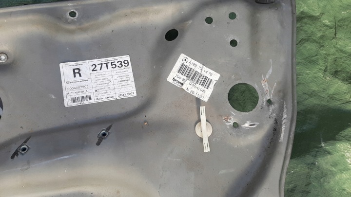 фото №7, Модуль подъемник стекла дверь правая зад mercedes w169 a класс a1698209226