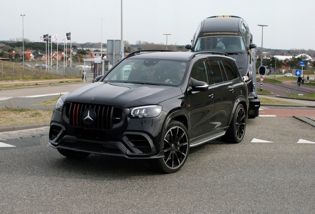 фото №9, Mercedes gls x167 brabus накладка карбон