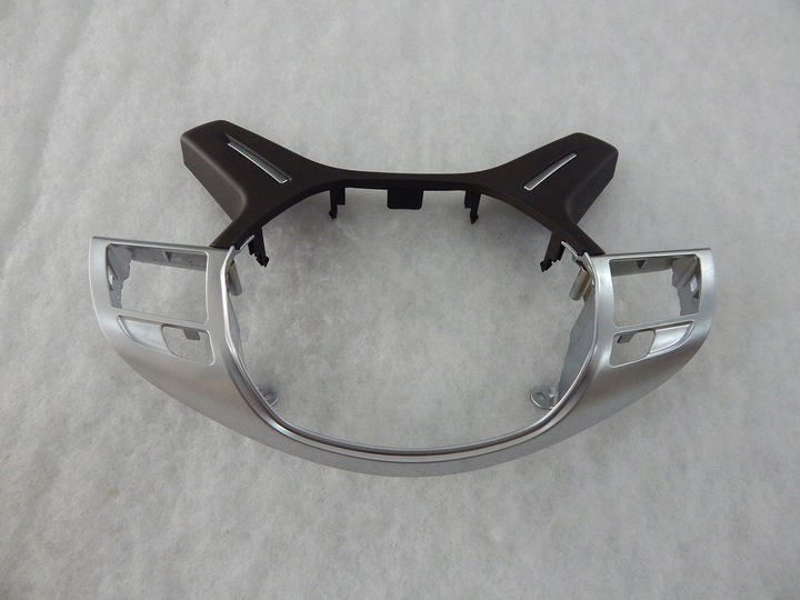 фото №5, Mercedes w166 x166 w246 w204 рестайлінг w212 - рамка накладка кермо коричнева