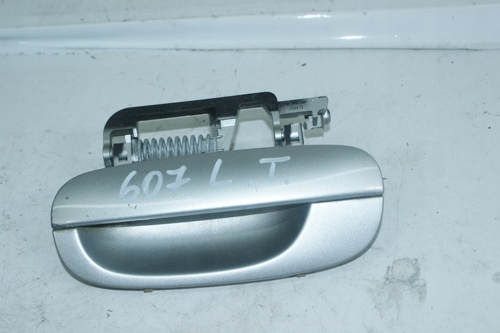 фото №6, Ручка зовнішня ліва задня лівий зад срібна peugeot 607 9631931180