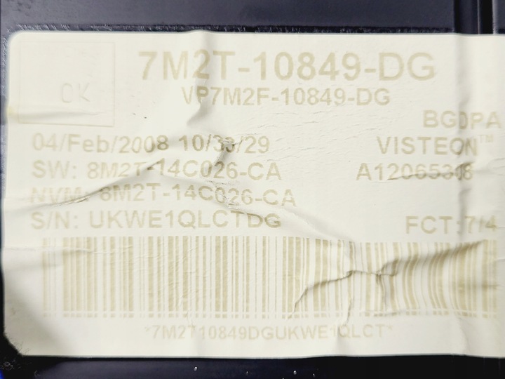 фото №6, Ford mondeo mk4 7m2t-10849-dg спідометр  convers+