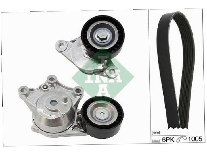 фото №2, Набор ремень клиновой peugeot 208 1.6 2008 i 1.6 ds ds 3 1.6 ds 4 i 1.6