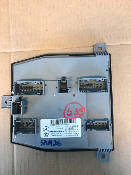 фото №1, Mercedes e клас w213 c w205 модуль блок керування sam