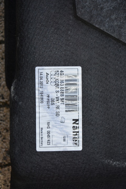 фото №8, Боковина оббивка багажника audi a7 4g8863888b 887b