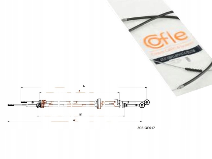 фото №1, Трос изменения передача op insignia 08- трос