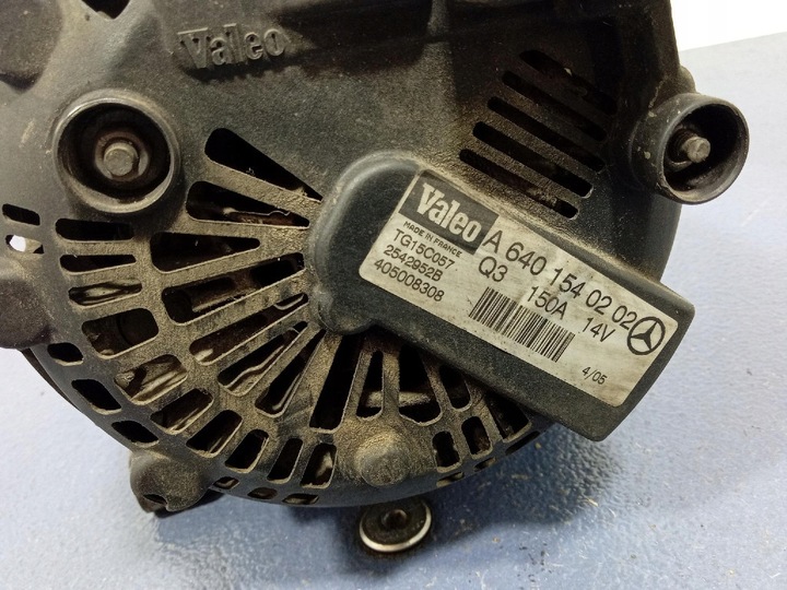 фото №5, Mercedes a w169 b w245 2.0 cdi генератор 150a a6401540202
