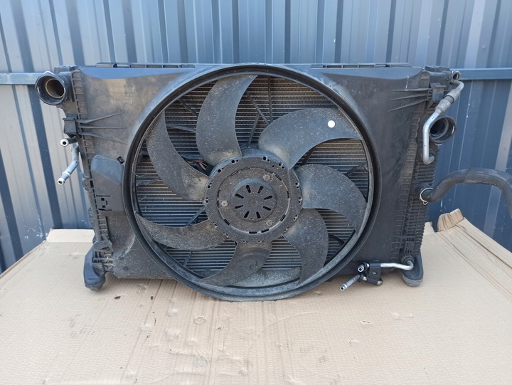 фото №12, Комплект радіатор води клімат вентилятор mercedes glk x204 3.0cdi