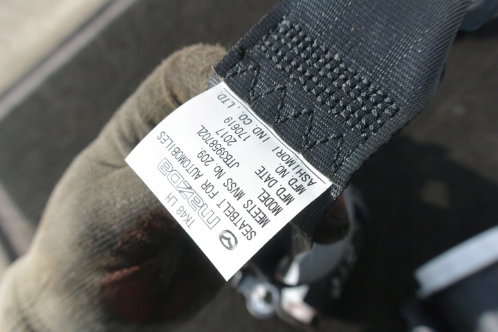 фото №12, Mazda cx9 ii 16- pas безопасности зад левый правый