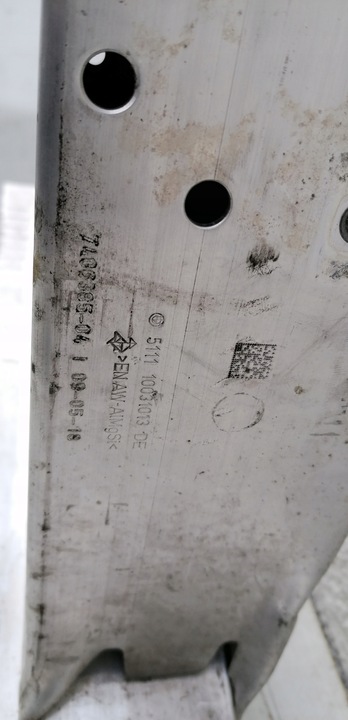 фото №10, Bmw 2 f45 f46 рестайлінг підсилювач+ балка+ абсорбер бампера перед