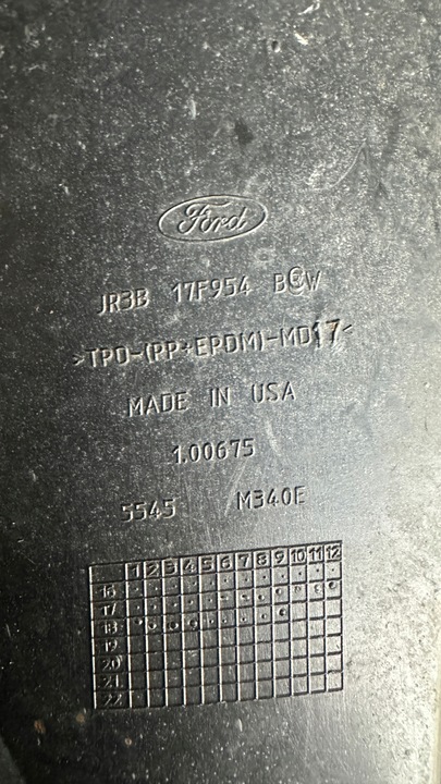 фото №7, Ford mustang gt 6 vi рестайлинг спойлер бампера заднего jr3b-17f954-bcw 2018-