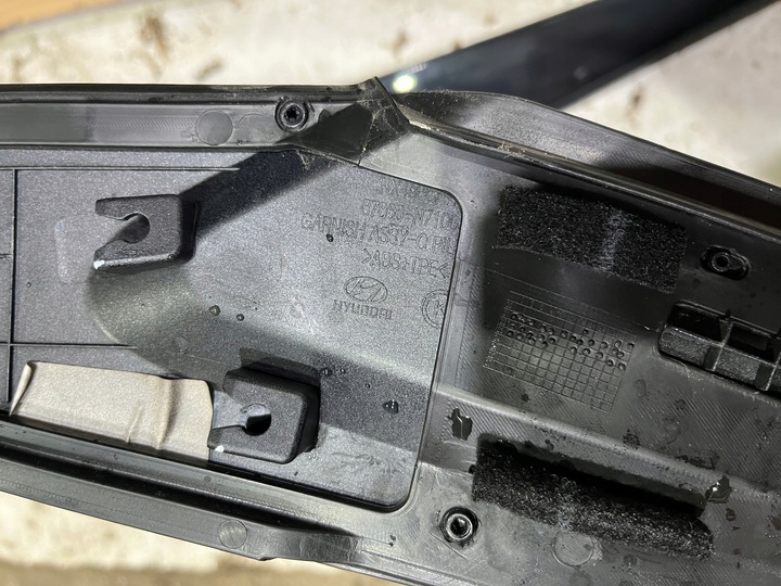 фото №10, 87856-n7100 планка накладка крила лівий зад ліва задня tucson iv чорний