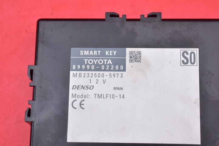 фото №6, Замок зажигания модуль smart key старт/стоп 89990-02200 toyota auris ii 1.8 гибрид