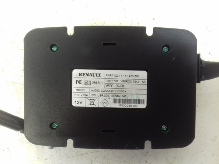 фото №3, Модуль usb aux 7711423607 renault clio ii