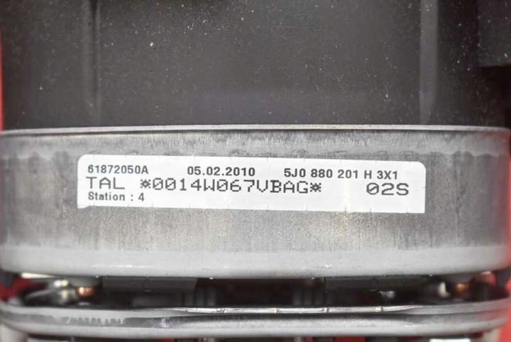 фото №8, Подушка безпеки повітряна подушка водія 5j0880201h skoda fabia 2 ii 07-10