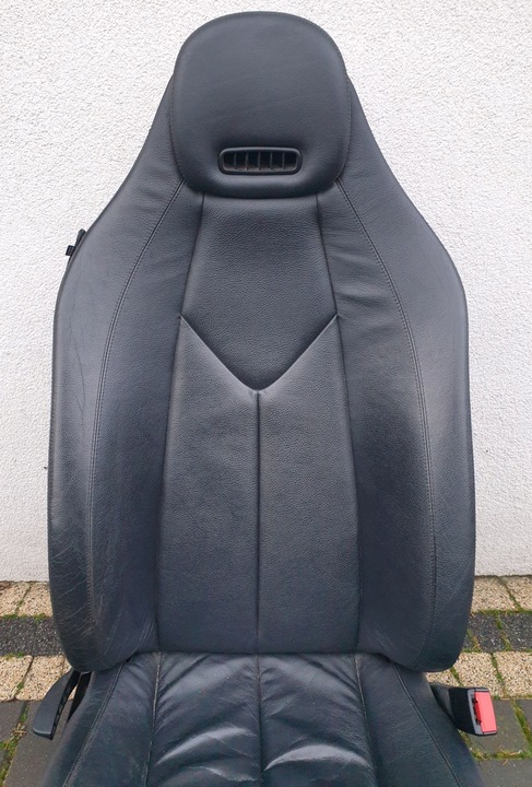 фото №6, Mercedes slk r171 сидіння правий перед переднє шкіра з підігрівом szyja оригінал