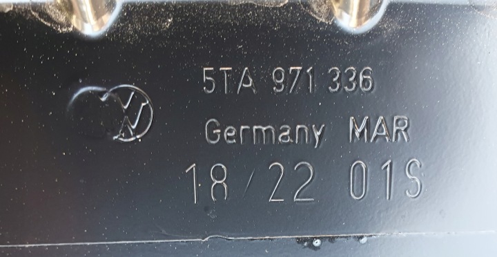 фото №11, Праве заднє крило обшивка vw touran ii 2 5ta 15